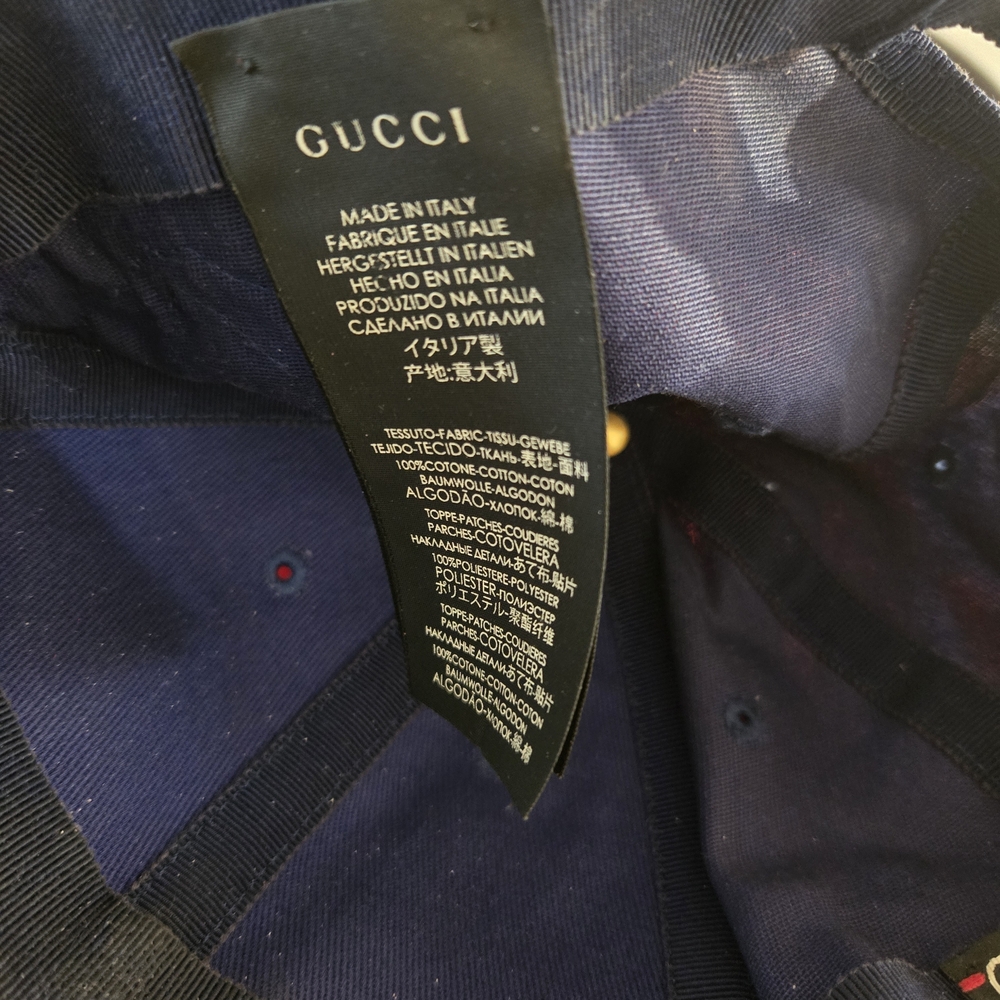 Gucci Blue Baseball Cap - Picture 7 of 9